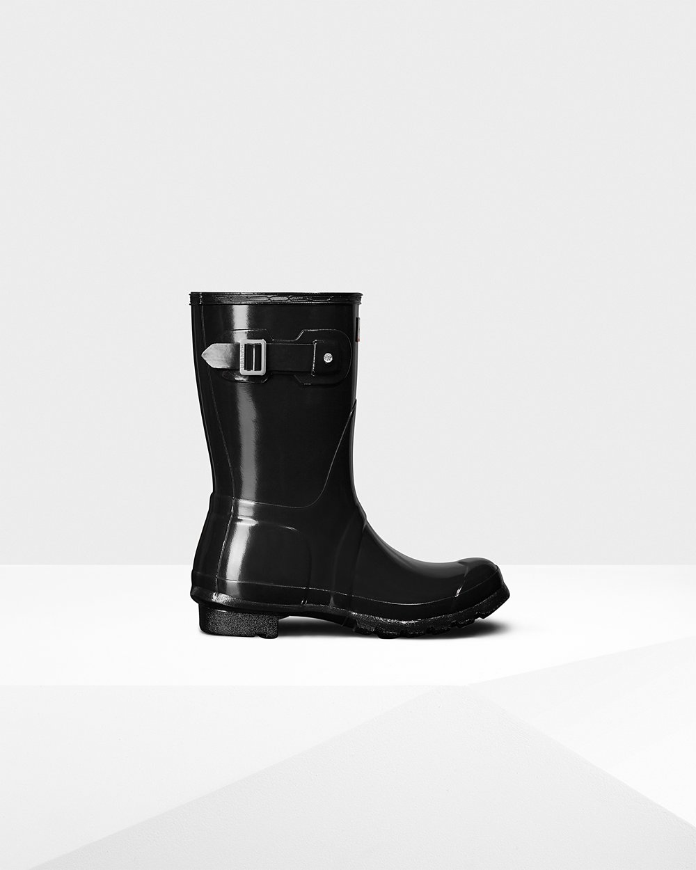 Women Hunter Original Gloss | Short Rain Boots Black | NZ-72690-DEAQ